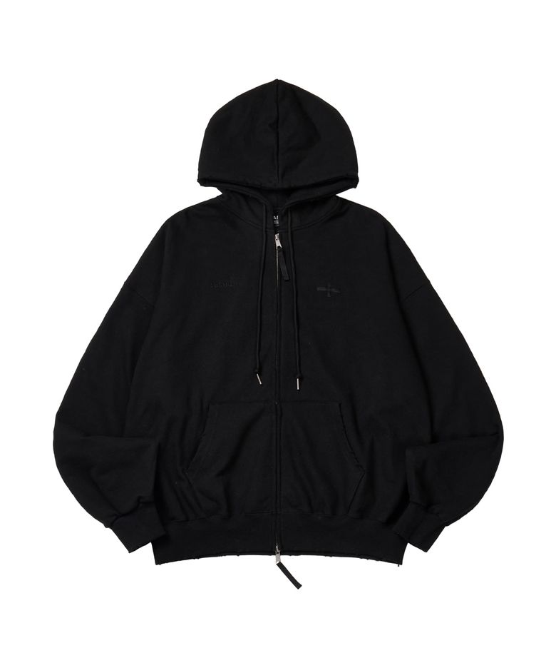 Crusades hood zip _ Black