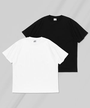 [2PACK] 32수 2합 코튼 무지 반팔티 (2COLOR)