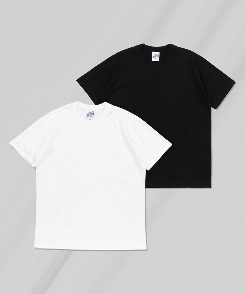[2PACK] 32수 코튼 무지 반팔티 (2COLOR)