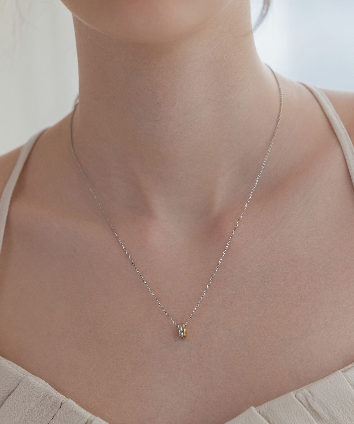 TATIANA☆[silver925] Linea Orb Combi necklace ネックレス MUSINSA公式 | TATIANA (Silver 925) Linea of Combi Necklace