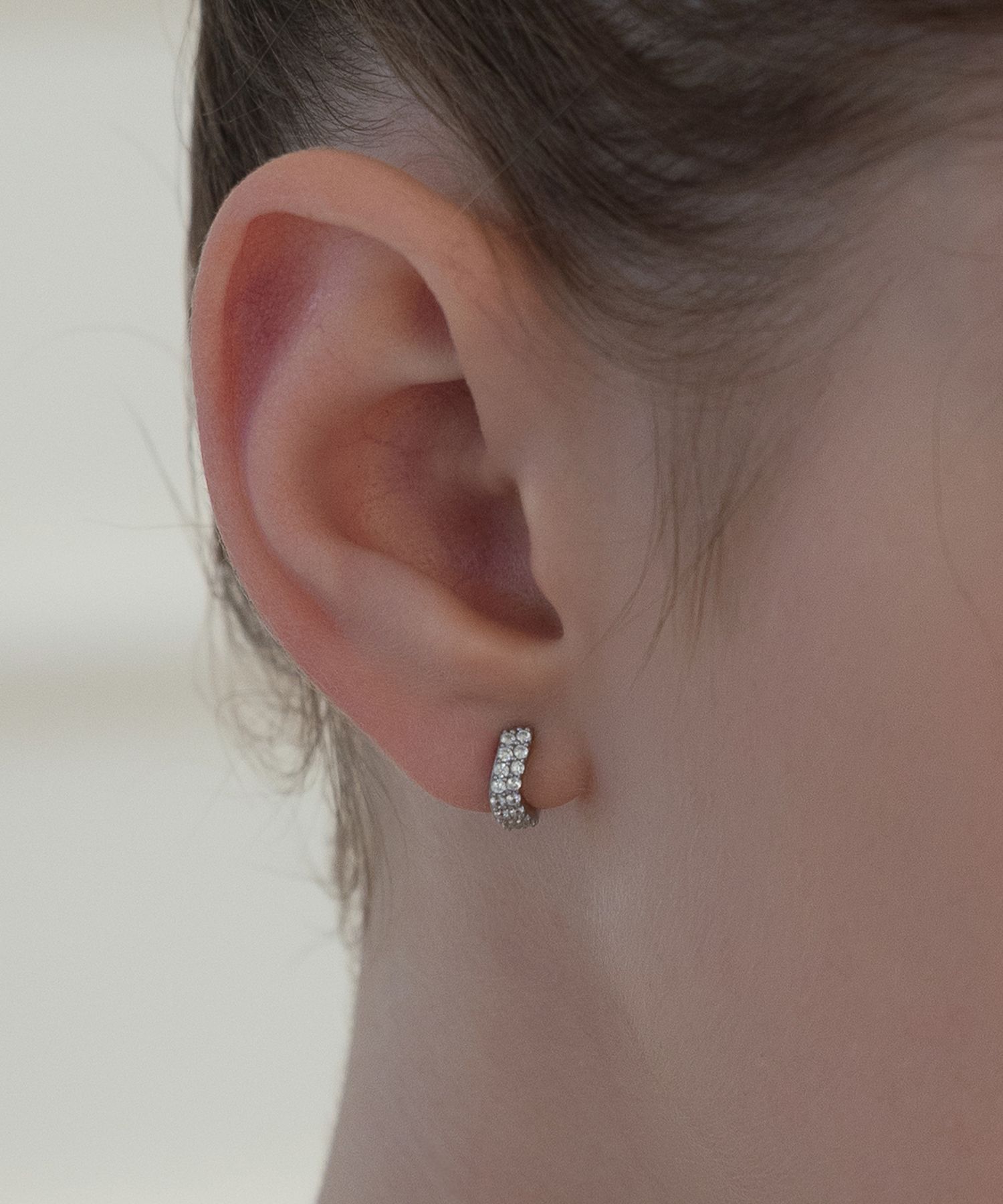 イヤリング TATIANA Silver 925 pattern drop hoop earrings EC3006 MUSINSA | TATIANA (Silver 925) Pattern drop hoop earrings EC3006