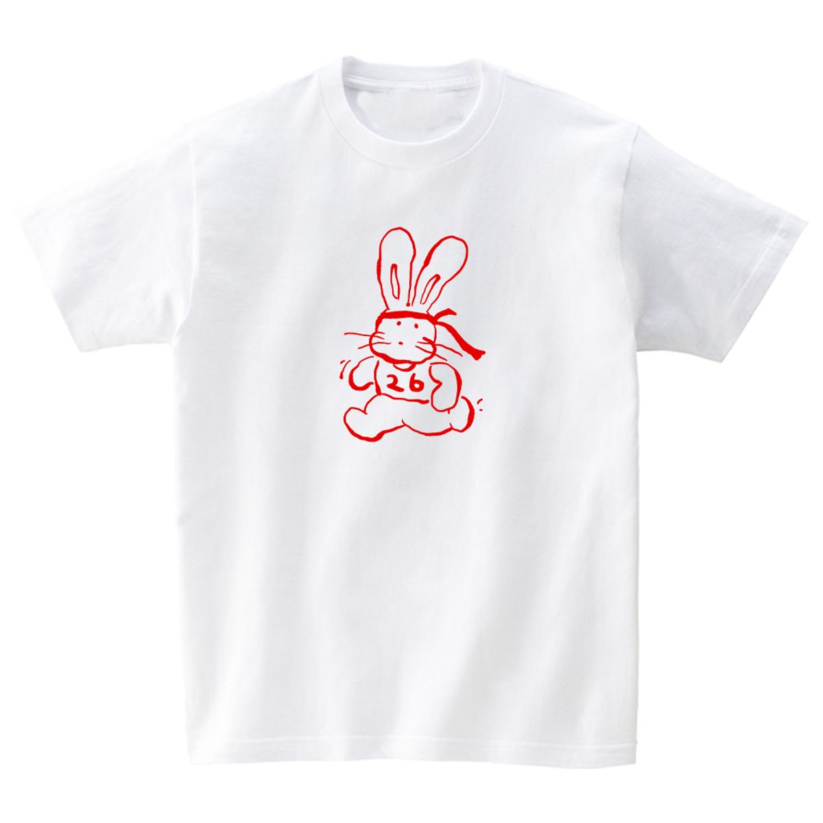 어썸어스(AWESOMEUS) Marathoner rabbit T-SHIRTS_4COLOR