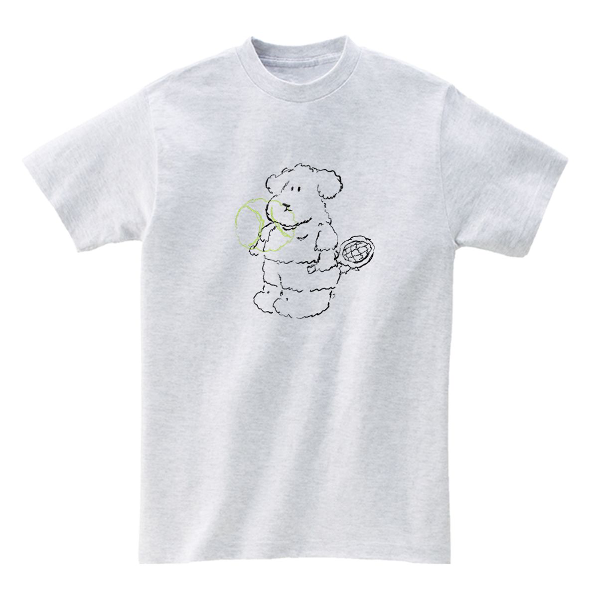 어썸어스(AWESOMEUS) Do you want to play tennis T-SHIRTS_4COLOR