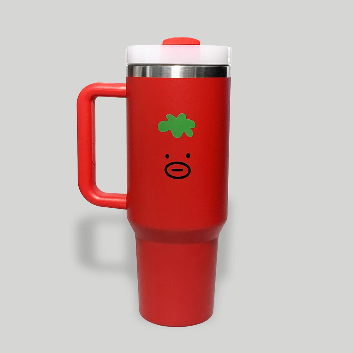 몽댕(MONGDAENG) Mustache Red Tomathew tumbler 웅이 토매튜 텀블러 1.18L
