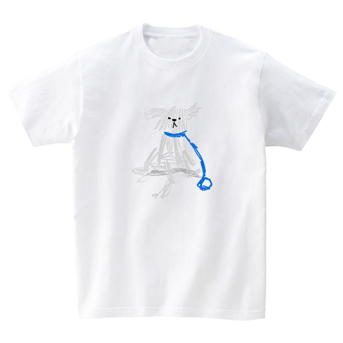 어썸어스(AWESOMEUS) Gray puppy T-SHIRTS_4COLOR