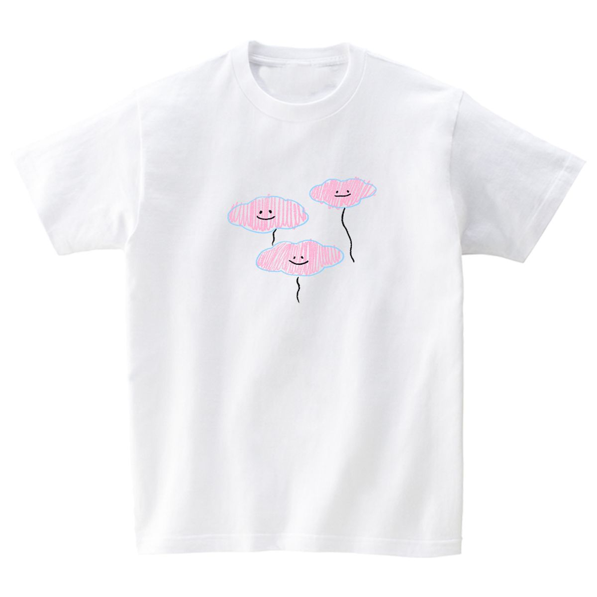 어썸어스(AWESOMEUS) Pink clouds T-SHIRTS_4COLOR
