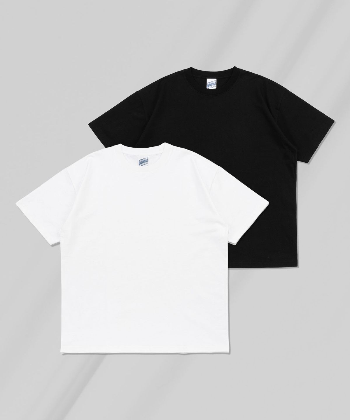 비캔버스(BECANVAS) [2PACK] 코튼터치 기능성 라운드 반팔티 (4COLOR)