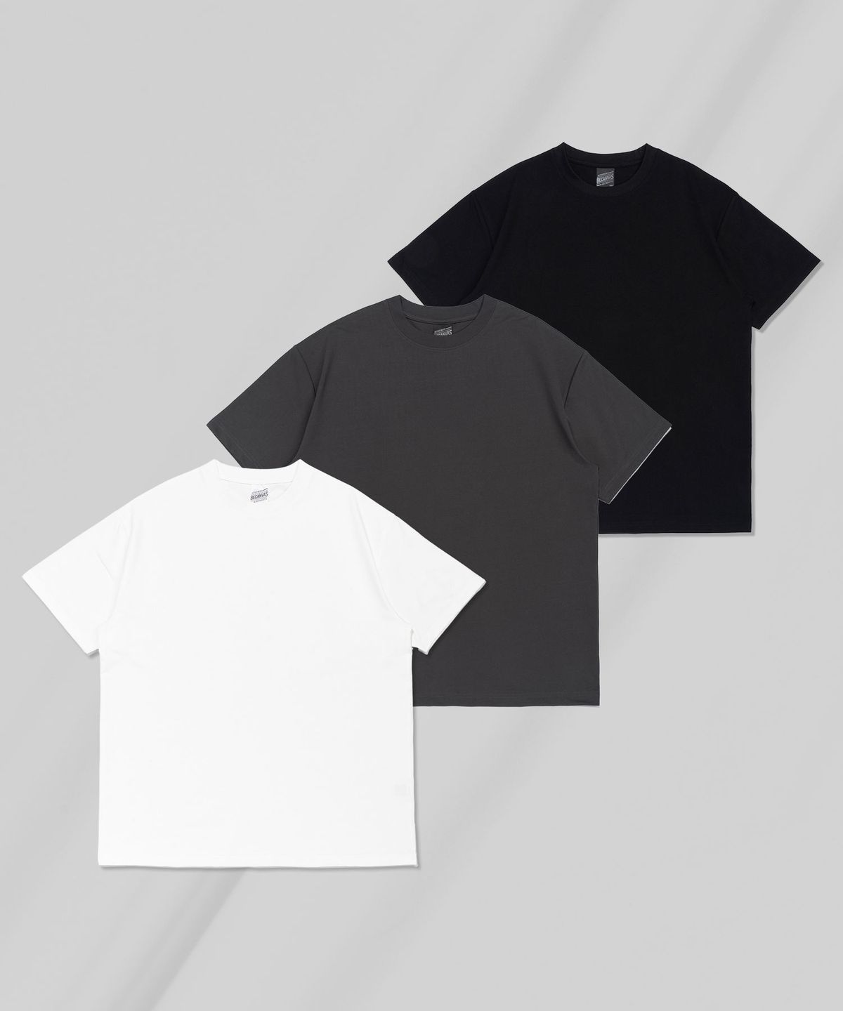 비캔버스(BECANVAS) [3PACK] 코튼터치 기능성 라운드 반팔티 (4COLOR)