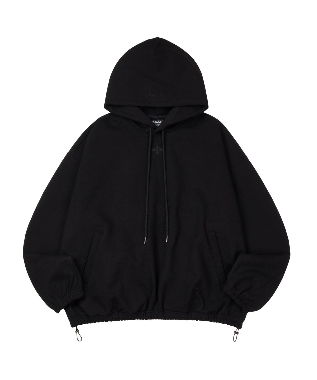 마사트(MASAT) Cross String Hood _ Black