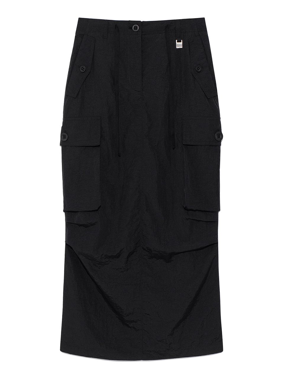 無料配送 ◆ MATIN KIM ◆ STRING NYLON CARGO SKIRT BERMUDA WRAP SKIRT PANTS IN BEIGE – Matin Kim