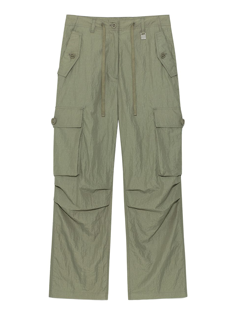 無料配送 ◆ MATIN KIM ◆ STRING NYLON CARGO PANTS STRING NYLON CARGO PANTS IN BLACK – Matin Kim