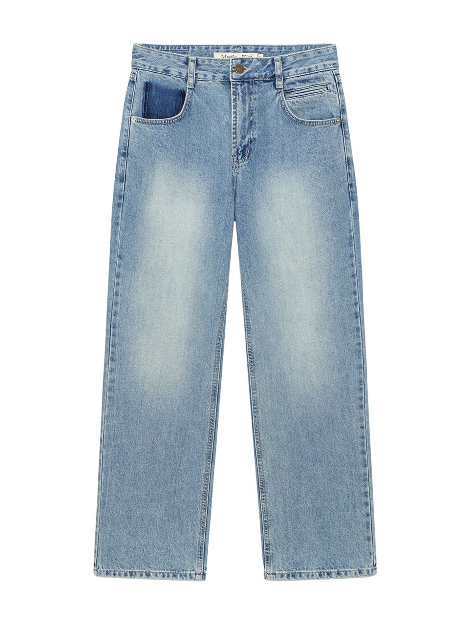 無料配送◆MATIN KIM◆ POCKET WASHED POINT DENIM PANTS MUSINSA | MATIN KIM POCKET WASHED POINT DENIM PANTS IN LIGHT