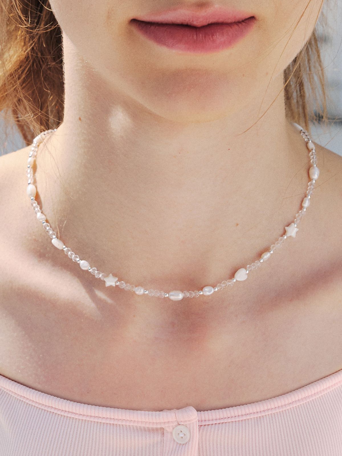 앵브록스(ENGBROX) aurora heart star necklace