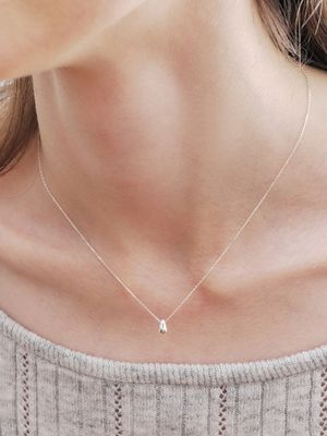 [silver925] tiny drop necklace