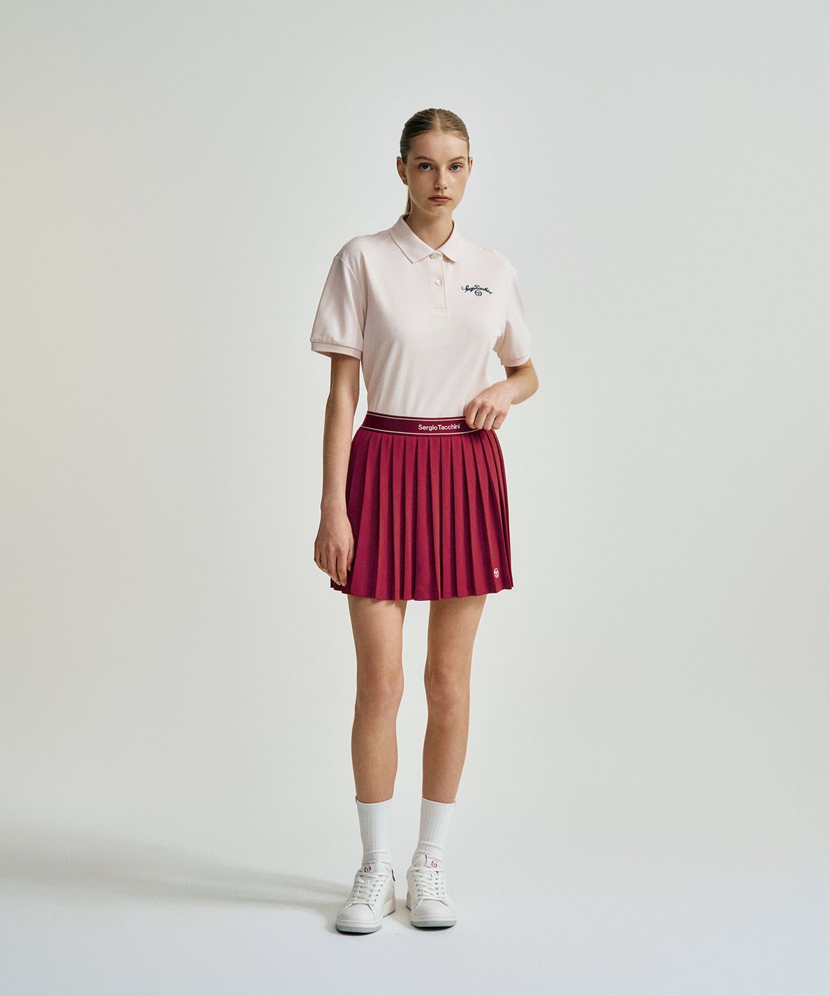 세르지오 타키니(SERGIO TACCHINI) W 타키니 플라잉 스커트 (D.Burgundy)