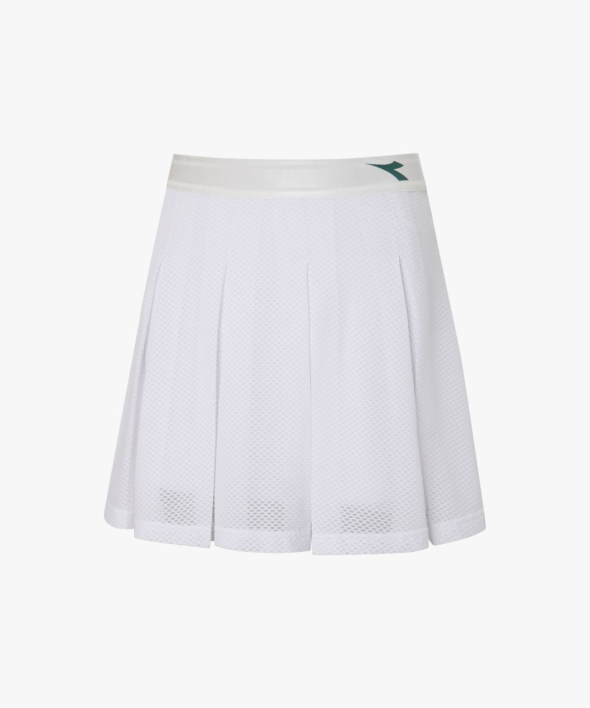 디아도라(diadora) 플레르 메쉬 플리츠 스커트 WHITE