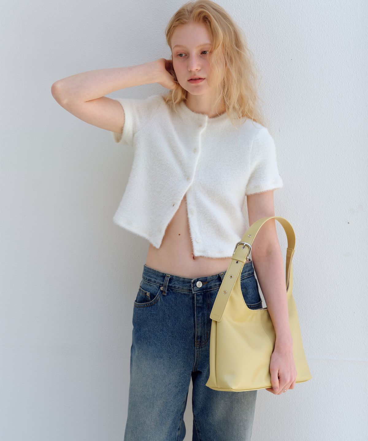 오브히(OVHEE) 루네 호보백 Lune Hobo Bag_Yellow