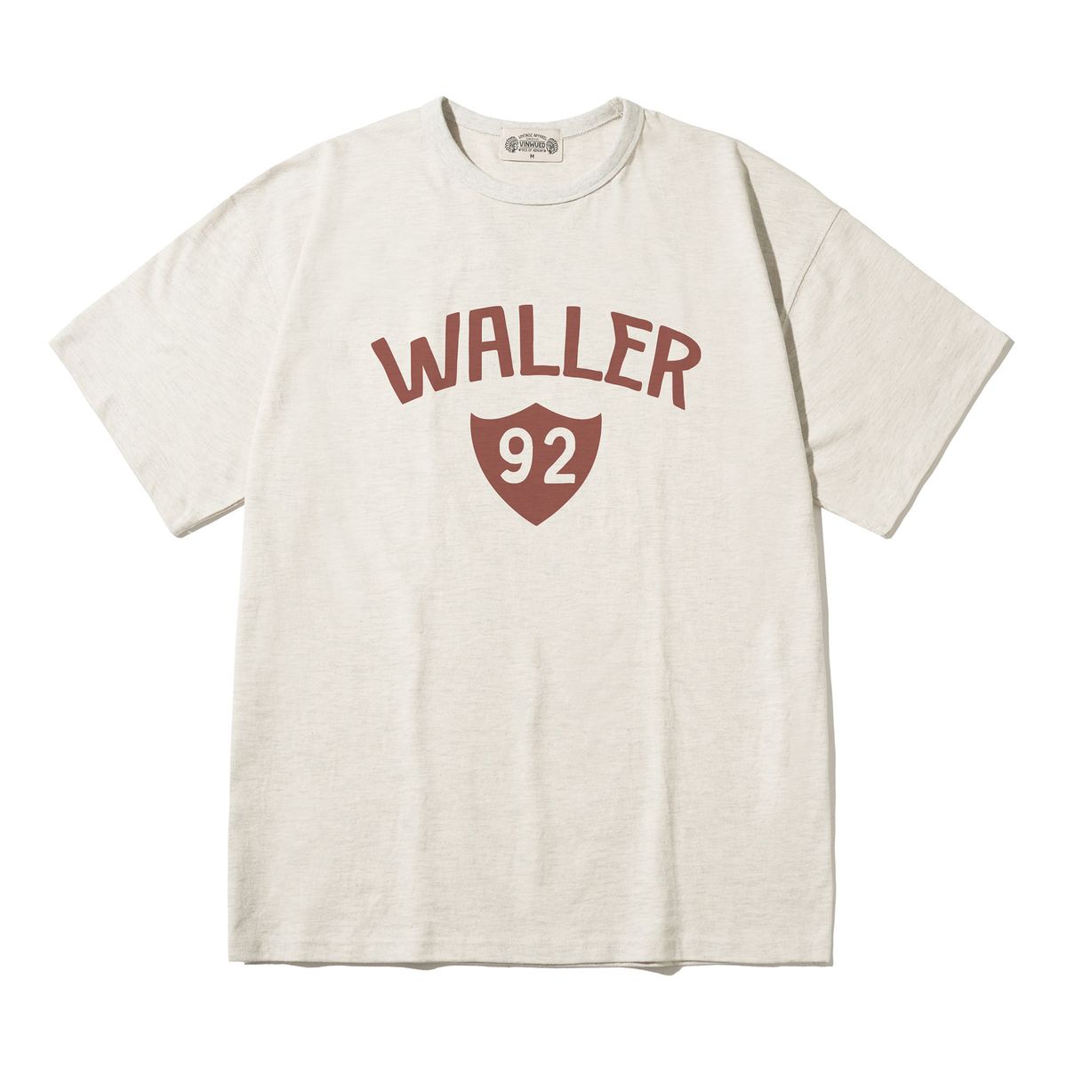 빈웨드(VINWUED) Waller 92 월러 오트밀 세미오버핏 티셔츠