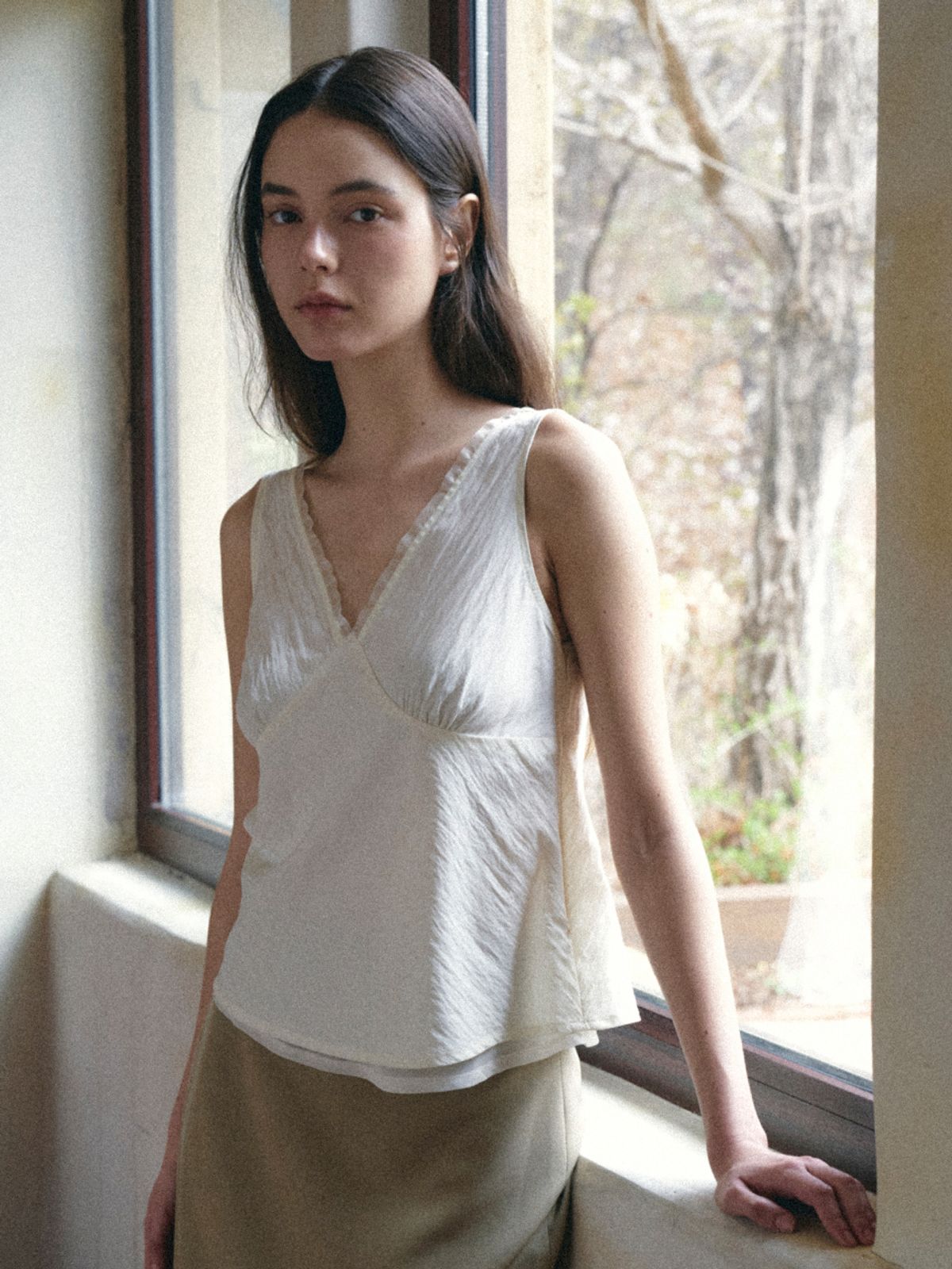 안젤로비안코(ANGELO BIANCO) Fluo Chiffon Top