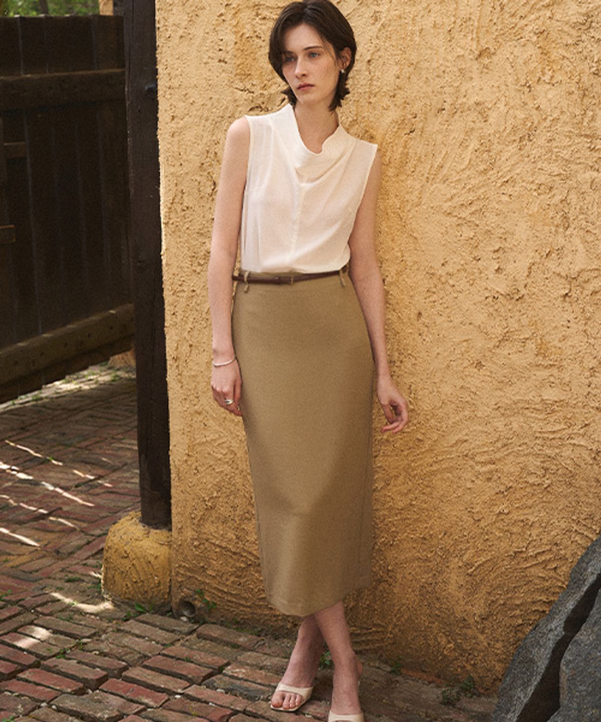 안젤로비안코(ANGELO BIANCO) Mei Skirt