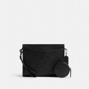 히치 컨버터블 크로스바디 인 맥시 레더 CBG17 BLK