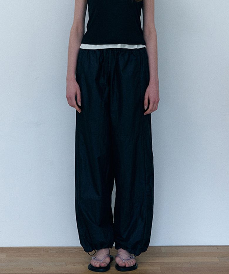 Coil Nylon Pants_Black