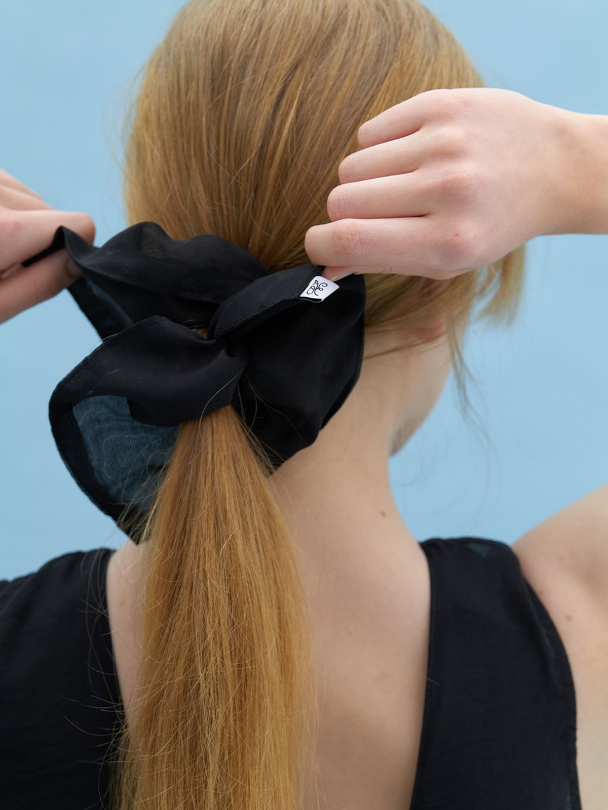 아코크(ACOC) Mist Square Scrunch_Black