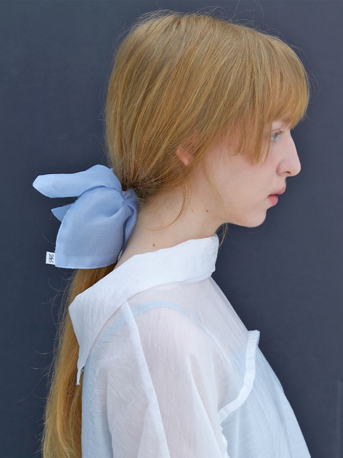 아코크(ACOC) Mist Square Scrunch_Light Blue