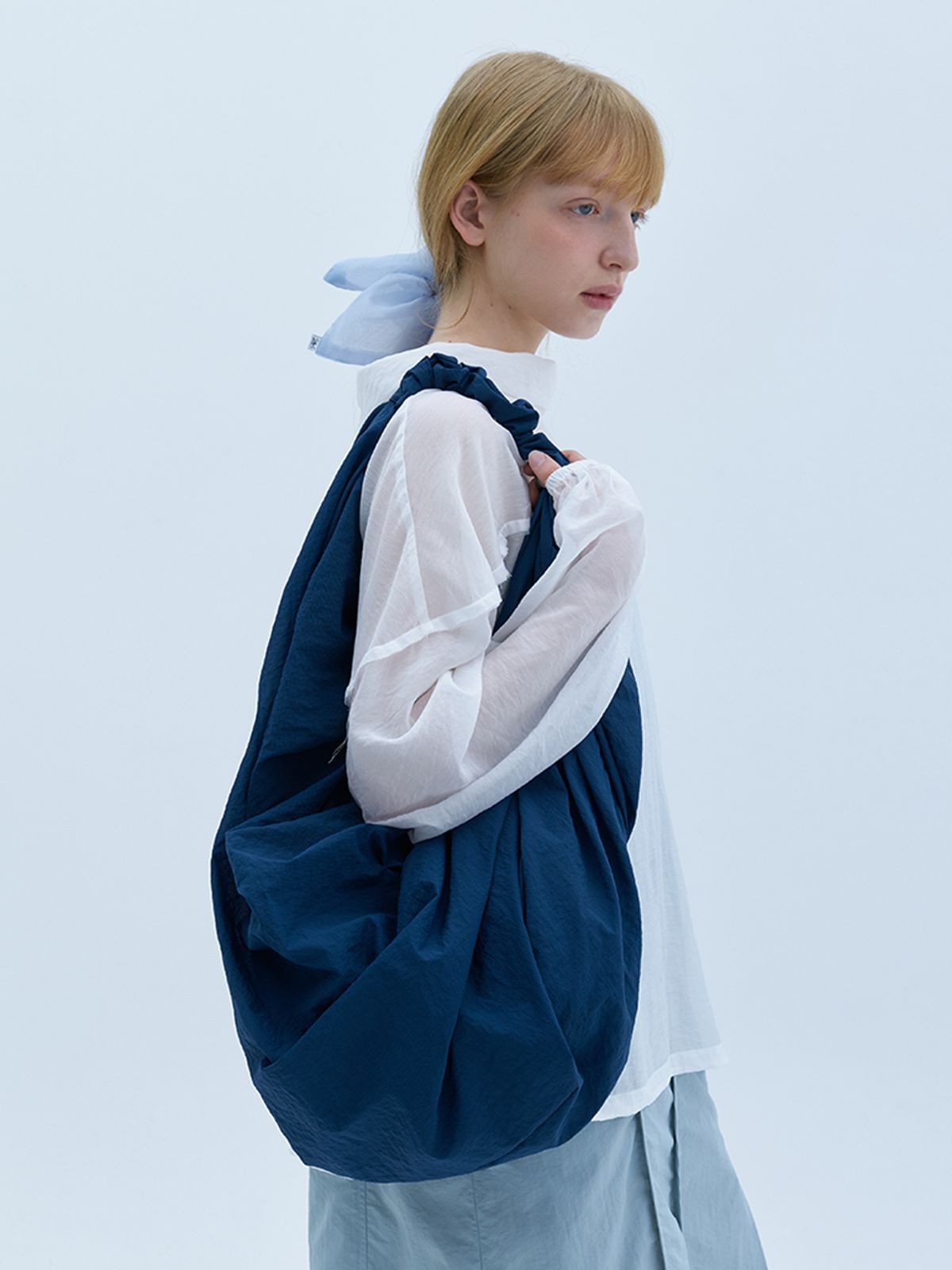 아코크(ACOC) Large Tangle Twist Bag_Blue