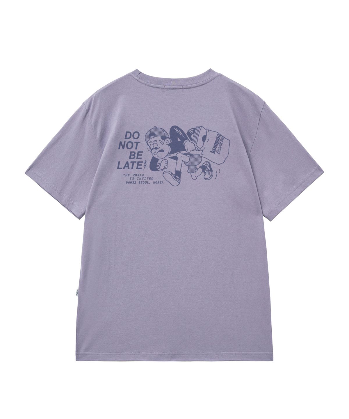 콤팩트 레코드 바(KOMPAKT RECORD BAR) Do Not Be Late Thunder T-shirt - Light Purple