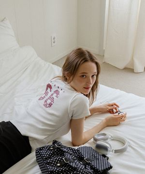 LR NUMBER POINT T-SHIRT_WHITE