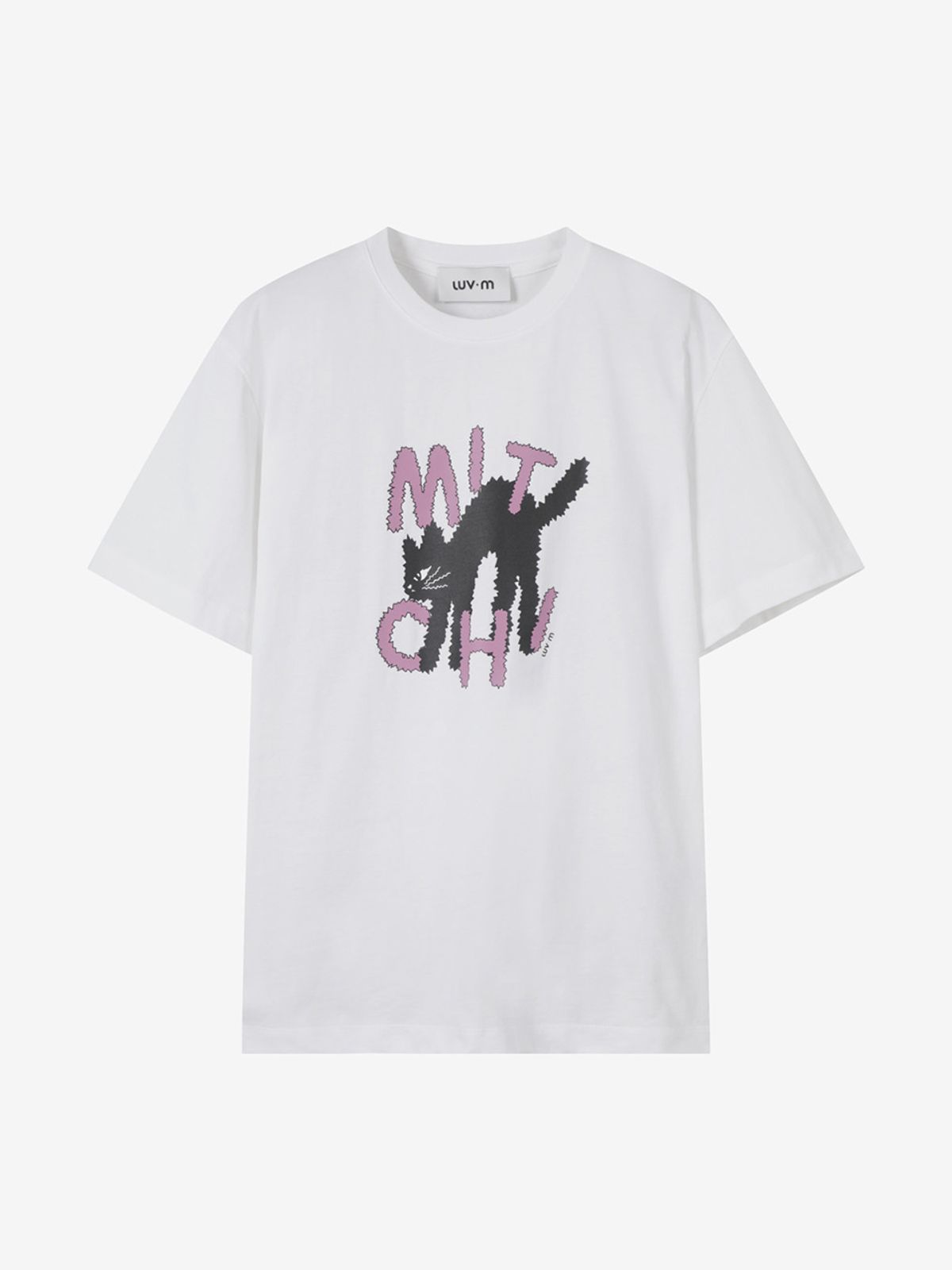 엘유브이엠(LUVM) MITCHI PRINTING T-SHIRTS_WHITE