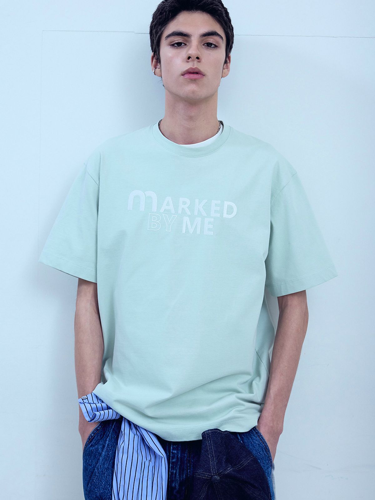 엘유브이엠(LUVM) LETTERING T-SHIRTS_MINT