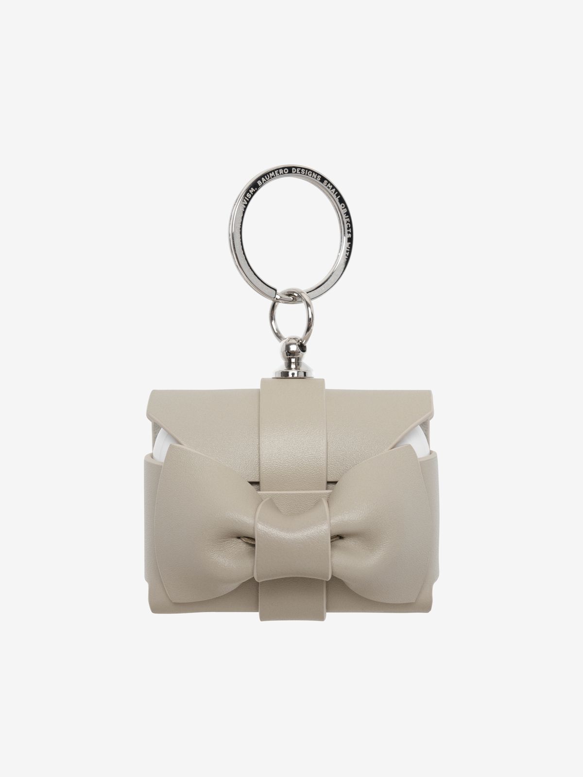 바우메로(BAUMERO) BOW AIRPODS 149 (GREY IVORY)
