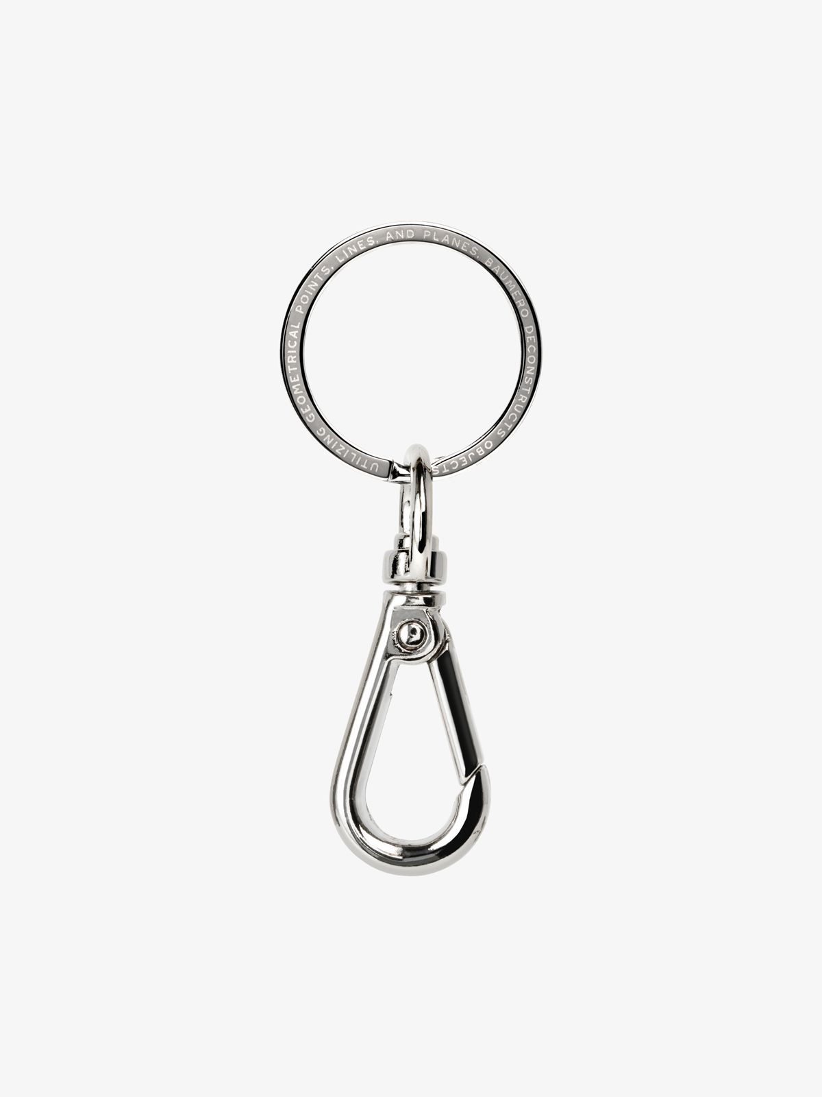 바우메로(BAUMERO) KEY RING 100 (SILVER)