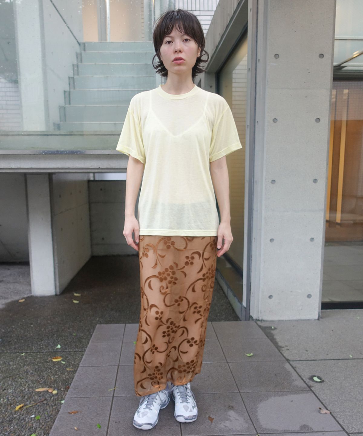 누아누(NUUANU) Mori Skirt_Brown