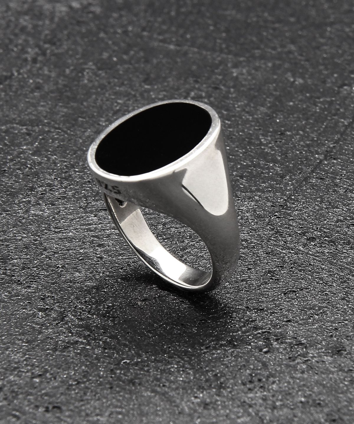 로얄피스(ROYAL PIECE) Onyx bald ring