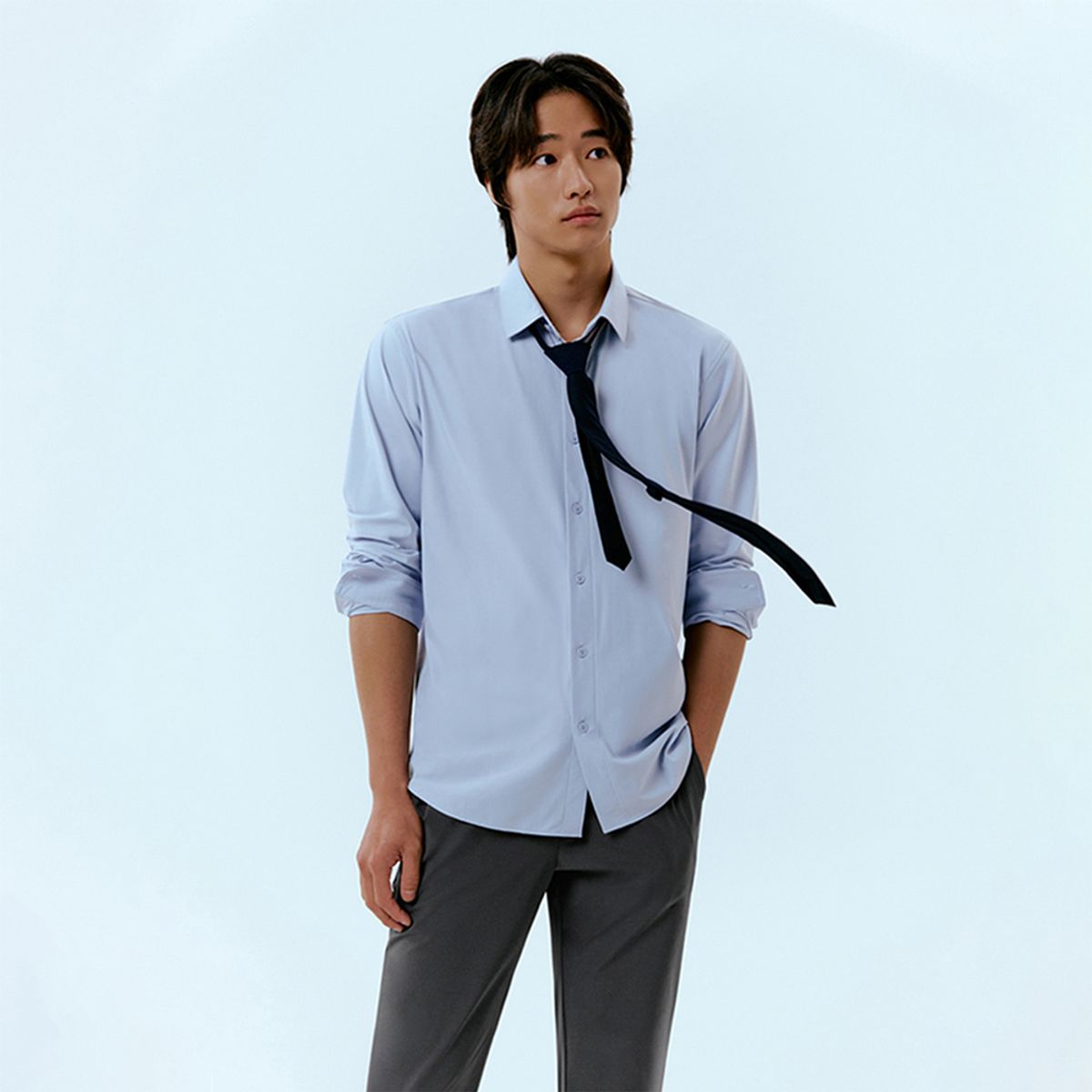 안다르(ANDAR) 맨즈 아이스 클래식 스트레치 셔츠