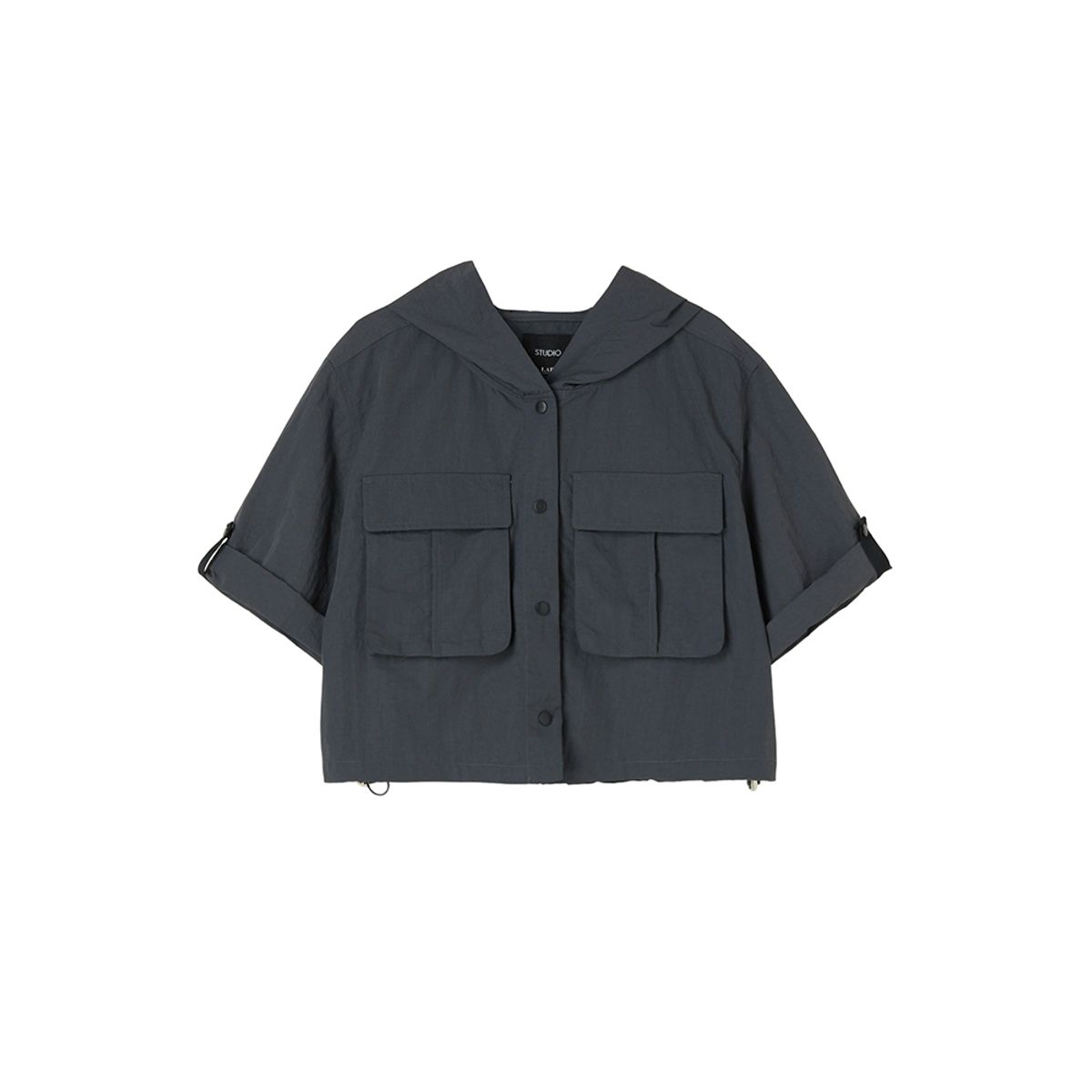 랩(LAP) 후드 포켓 크랍점퍼 AR2WZ570