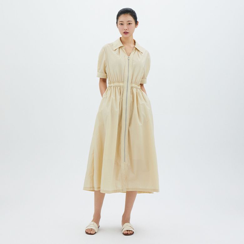 지퍼 셔링 롱원피스 AR2WO565