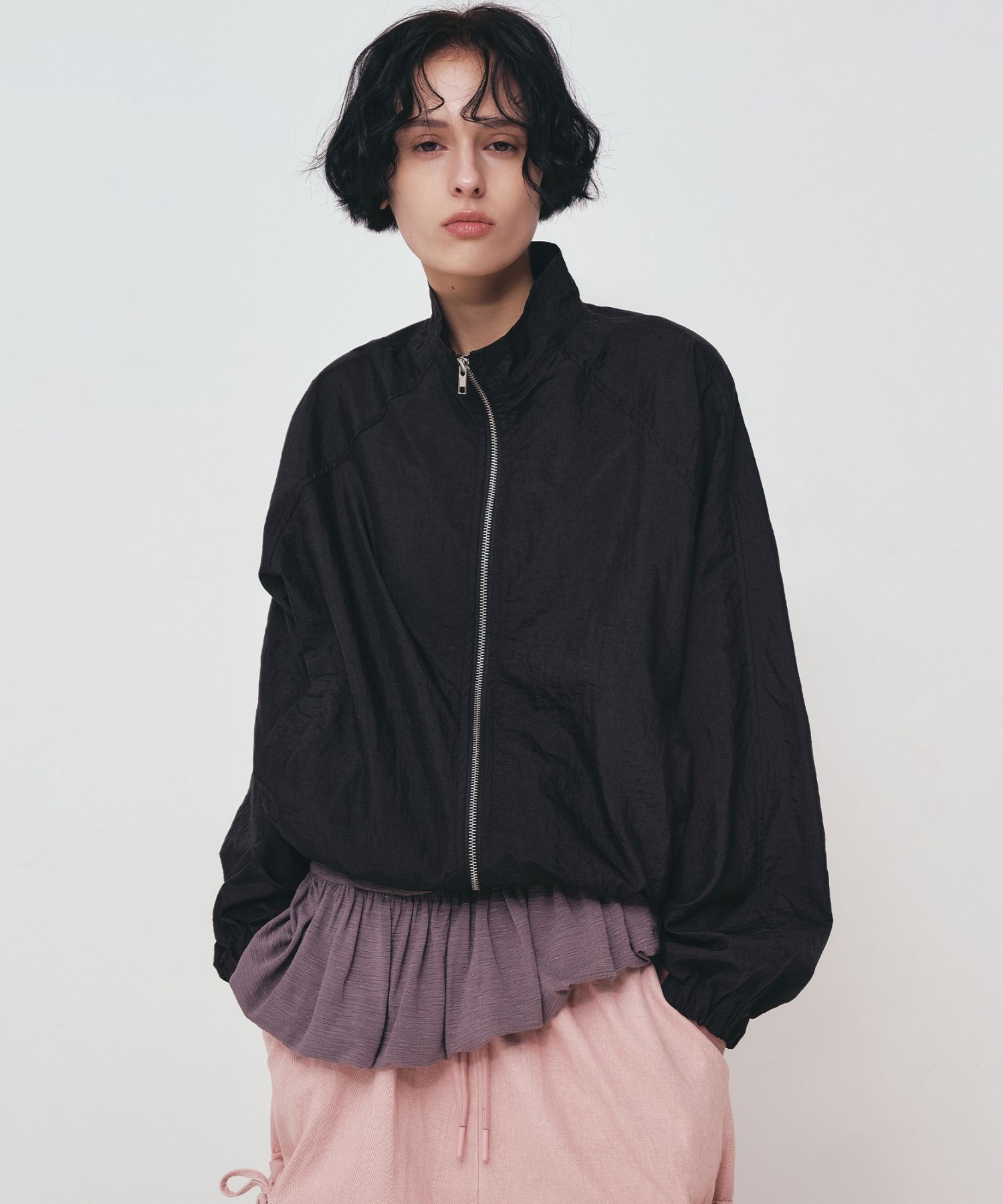 【NICK&NICOLE】 MINIMAL RAGLAN WINDBREAKER / 追跡付 MUSINSA公式 | NICK&NICOLE MINIMAL RAGLAN WINDBREAKER_BLACK