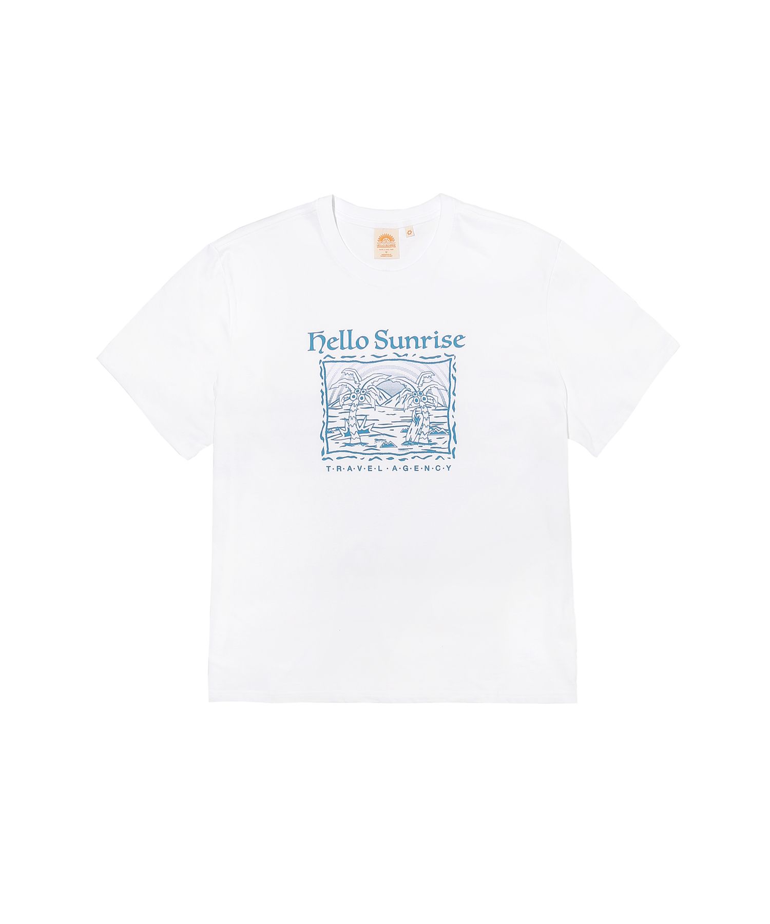 【HELLO SUNRISE】 HS Palm Tree Graphic Tee /追跡付 MUSINSA公式 | HELLO SUNRISE HS Palm Tree Graphic Tee_White
