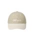 GINGHAM CHECK BALL CAP-BEIGE