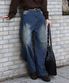 코린 앞핀턱 벌룬 와이드 데님 팬츠 5 Color [ULZD_0036]