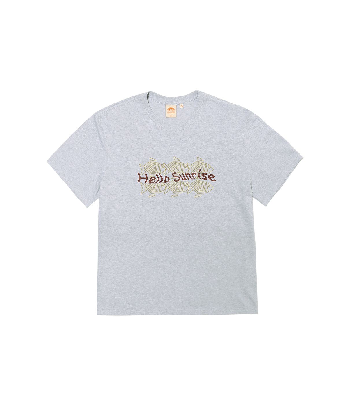헬로 선라이즈(HELLO SUNRISE) HS Six Fish Tee _3% Melange Gray