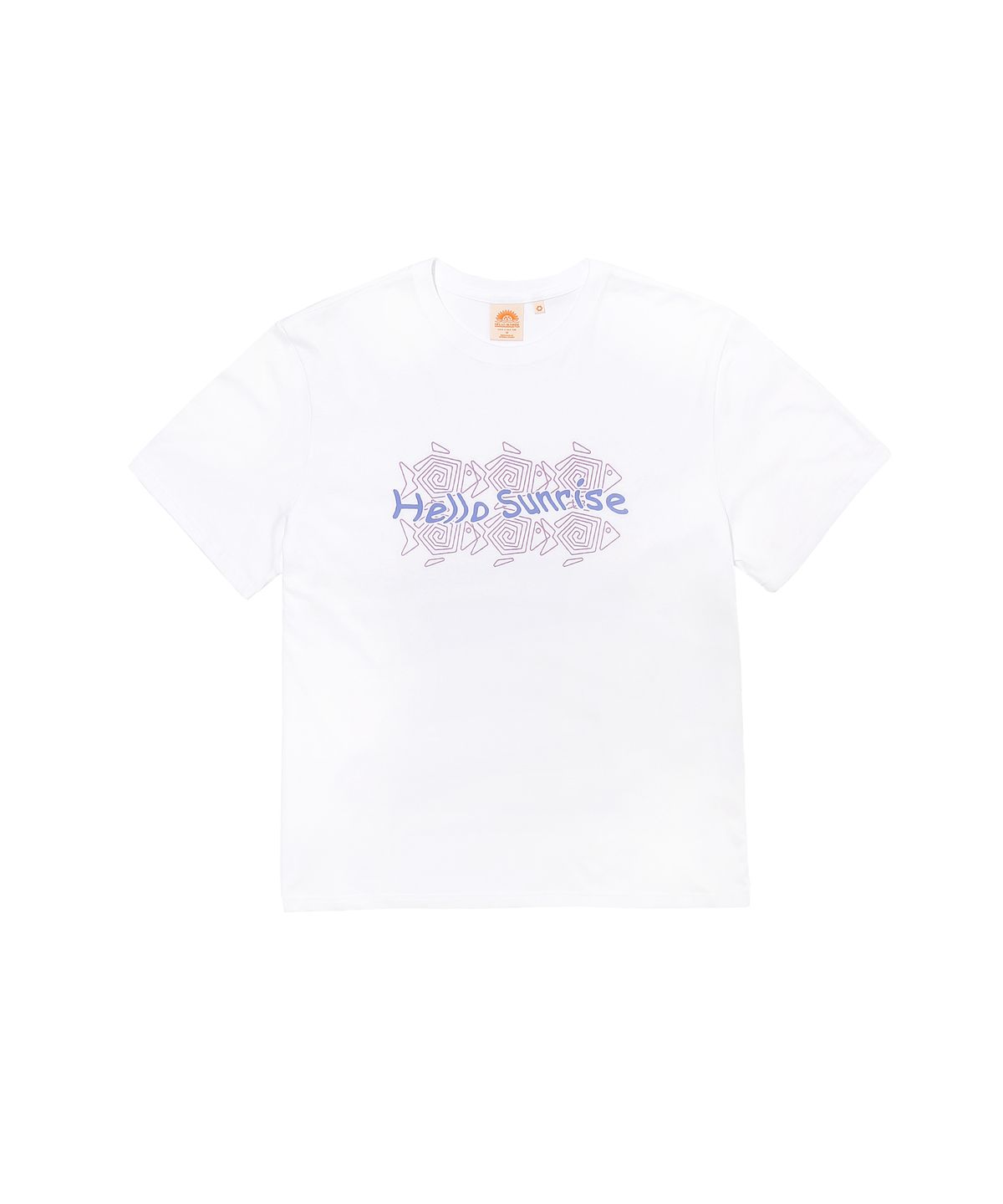 헬로 선라이즈(HELLO SUNRISE) HS Six Fish Tee_White