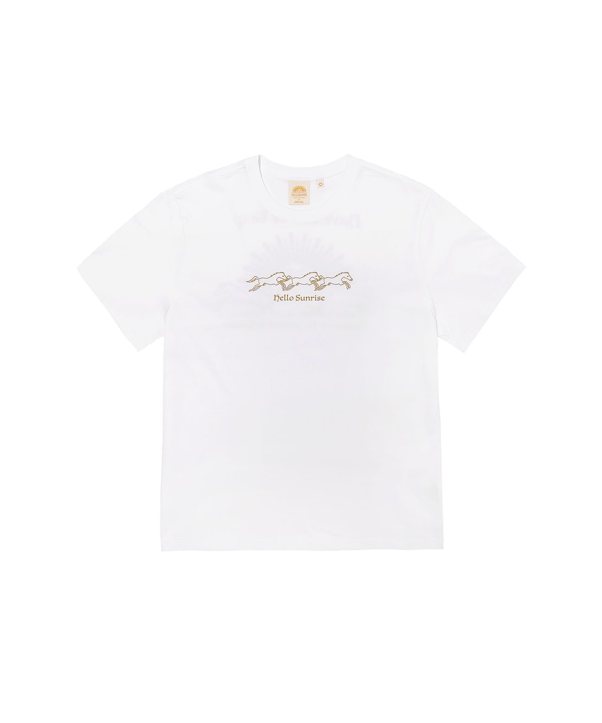 헬로 선라이즈(HELLO SUNRISE) HS Travelling Horse Tee _White