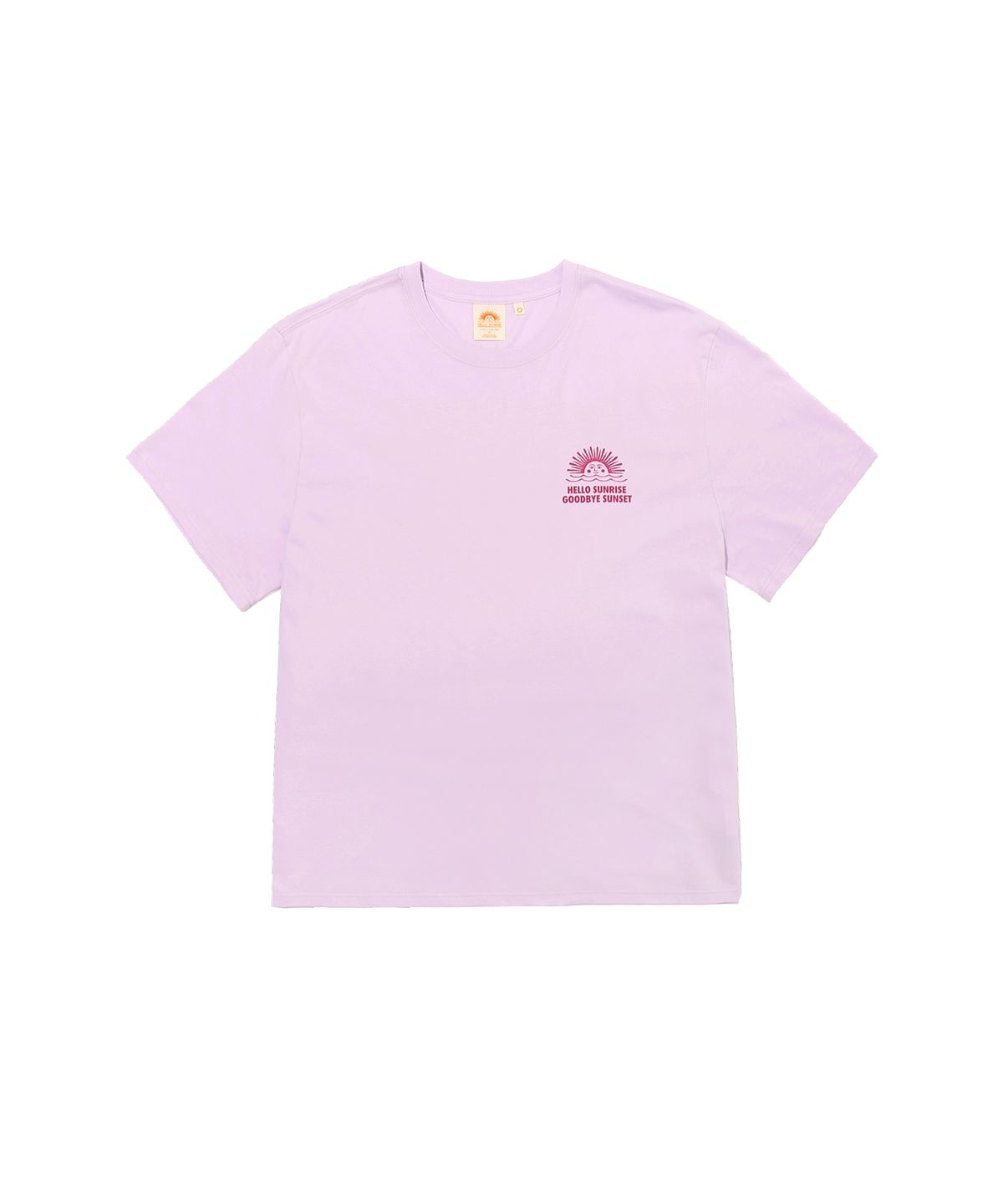 헬로 선라이즈(HELLO SUNRISE) 90s Logo Tee_Light Purple
