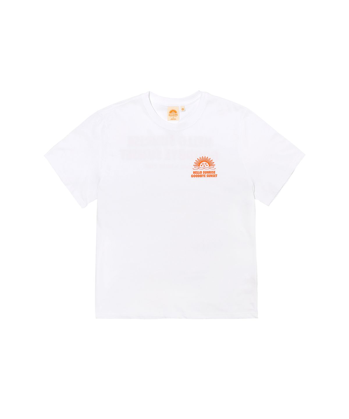 헬로 선라이즈(HELLO SUNRISE) 90s Logo Tee_White