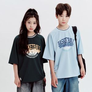 주니어 바스킷볼 메쉬 반팔 티셔츠